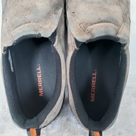 Merrell Men's Jungle Moc Suede Slip-on Gunsmoke  Size 10M US - Picture 8 of 10